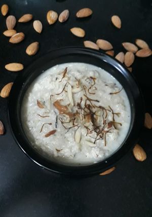 A picture of Instant basundi for navratri fast.