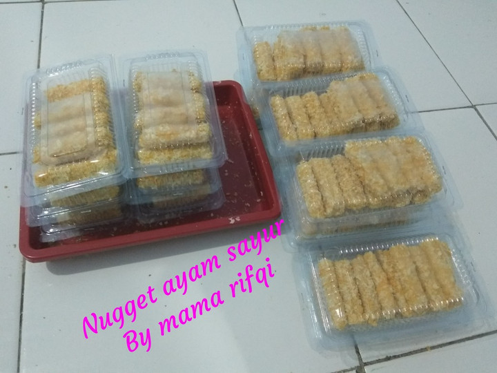 Bagaimana Menyiapkan Nugget ayam sayur non MSG yang Lezat