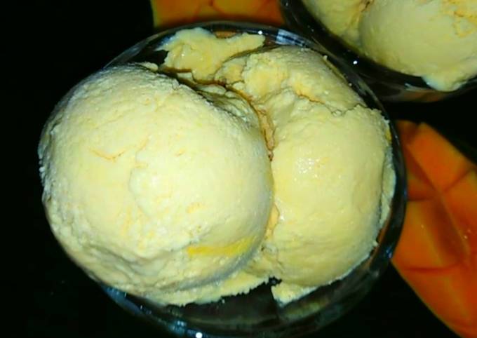 Easiest Way to Make Delicious 3 ingredients mango ice cream