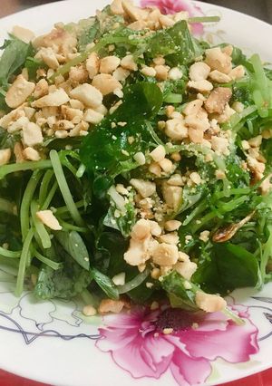 Hình của món Rau càng cua bóp xổi (gỏi chay).