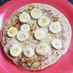 A picture of Wheat banana pan cake.