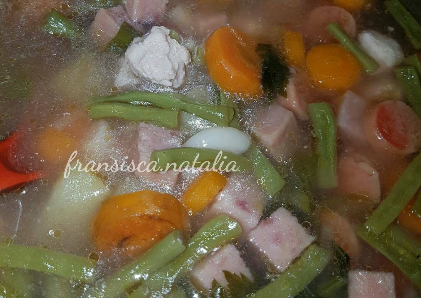 Sop ayam & Perkedel kentang
