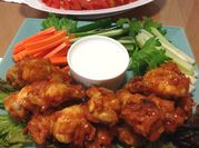 A picture of spicy wings