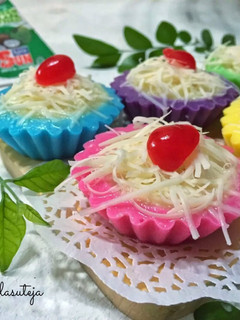 Foto resep Pie Puding Rainbow