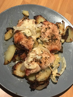Una foto de Rollitos de pechuga de pollo al horno