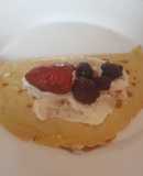 Crepas de harina de coco