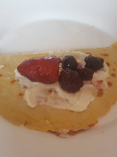 Una foto de Crepas de harina de coco