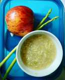 Súp tôm -măng tây -táo