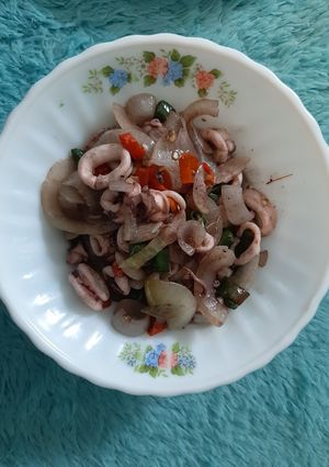 Foto resep Tumis Cumi-cumi pedas
