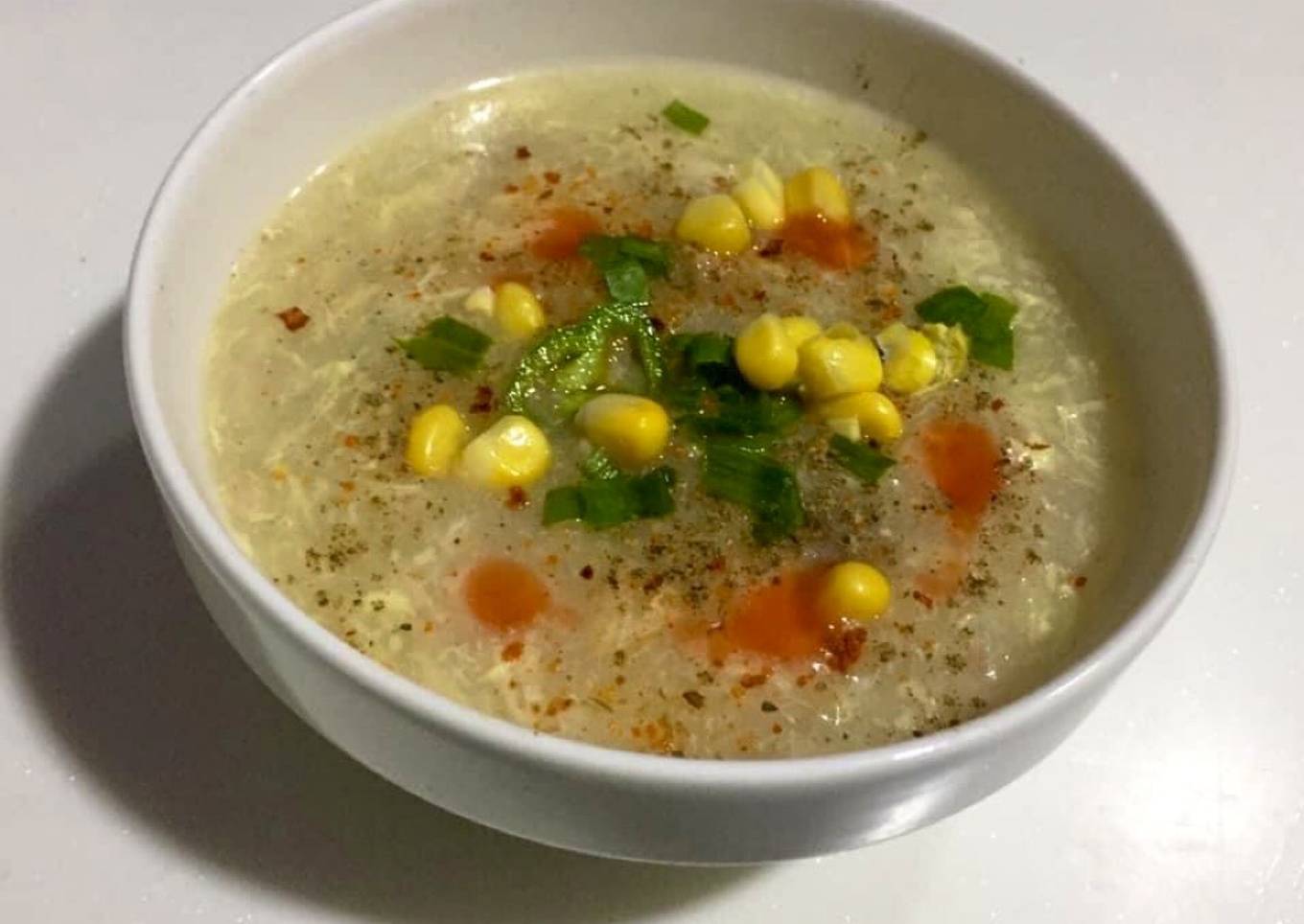 Chicken corn soup