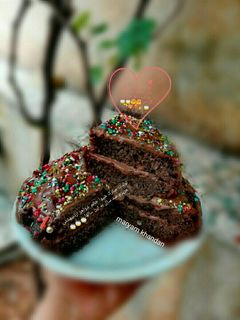 عکسی از دستور کیک گاناش بهترین رفیق کوکپدیم 💚👑🎂🎂