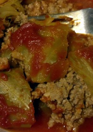 A picture of hcg diet: stuffed cabbage.