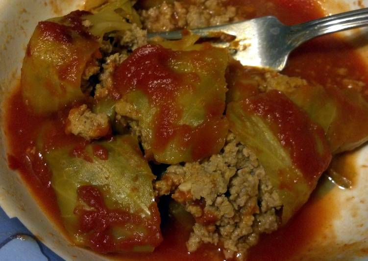 Recipe of Homemade hcg diet: stuffed cabbage