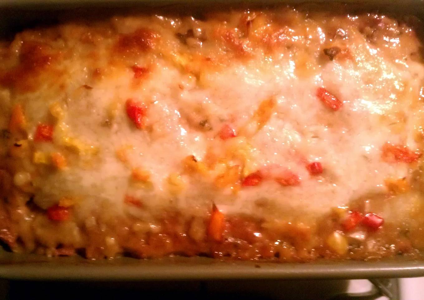 Delicious meaty pita