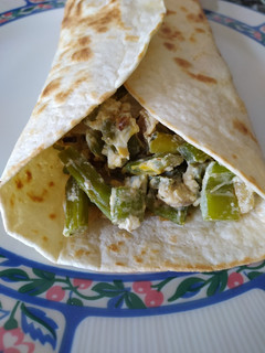 Una foto de Burrito de espárragos trigueros