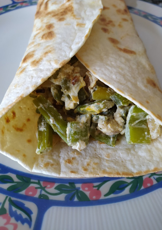 Una foto de Burrito de espárragos trigueros