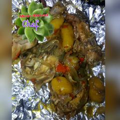 Peper soup Chicken wt potato A picture of Peper soup Chicken wt potato.