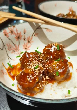 Une photo de Boulettes de boeuf à la japonaise