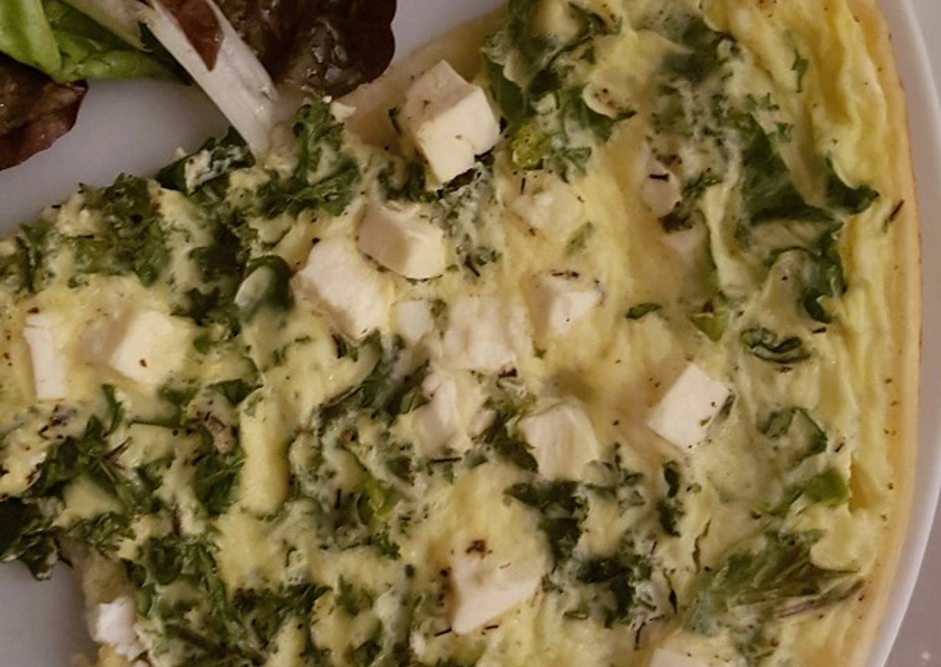 Quiche à la feta et au chou kale