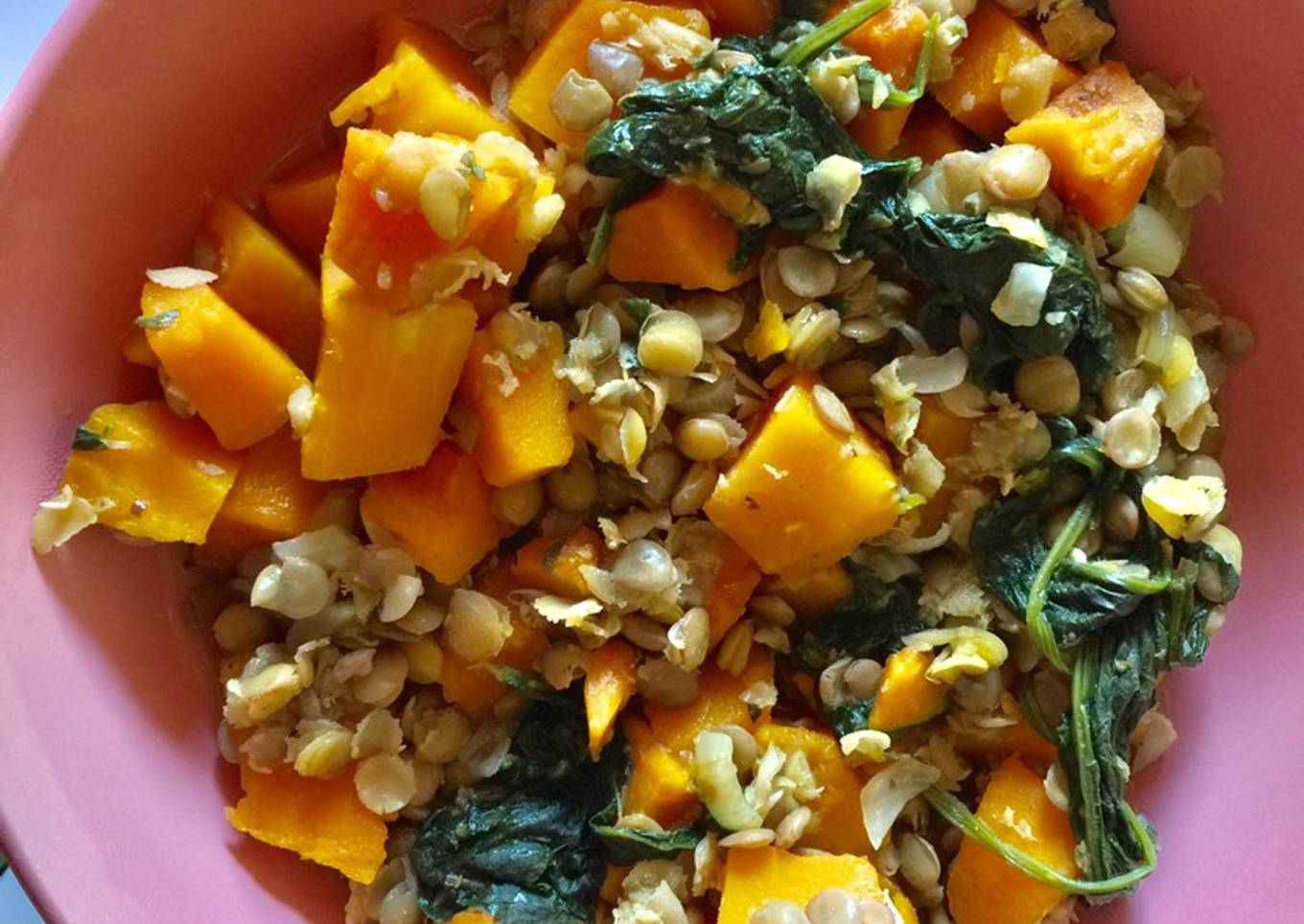 Potaje de lentejas vegetariano