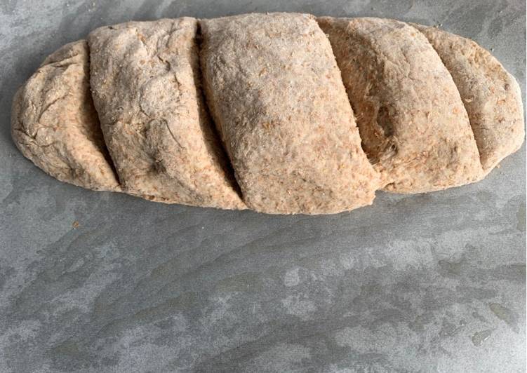 Pan de harina integral trigo