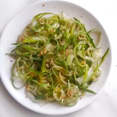 A picture of Thai style Cucumber Noodle Salad.