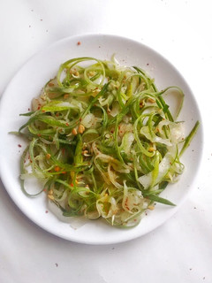A picture of Thai style Cucumber Noodle Salad.