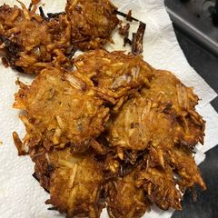Potato and cabbage leaf pancakes without flour A picture of Potato and cabbage leaf pancakes without flour.