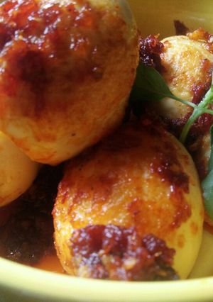 Foto resep Balado telor bulat