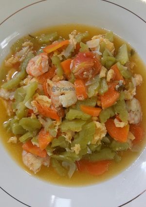 Foto resep Tumis Pare dan Udang