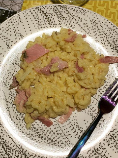 Une photo de Risotto de coquillettes