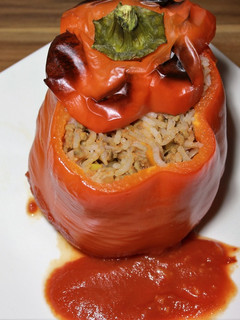 Una foto de Pimientos Rellenos