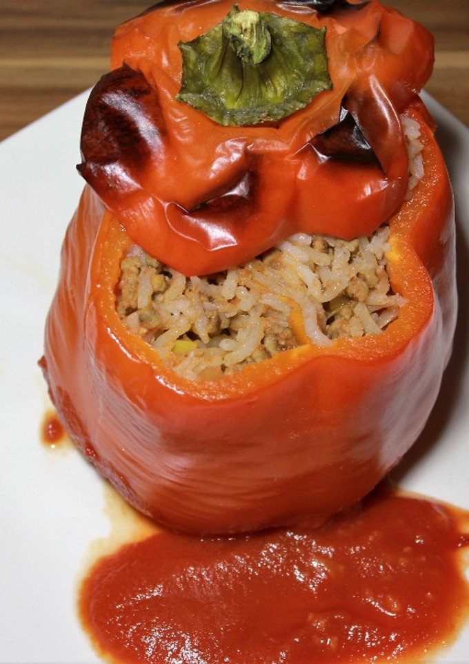 Una foto de Pimientos Rellenos