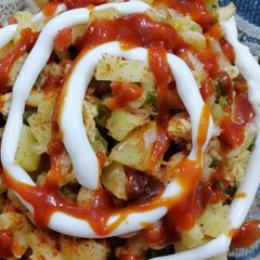 A picture of Sweet and sour macaroni.