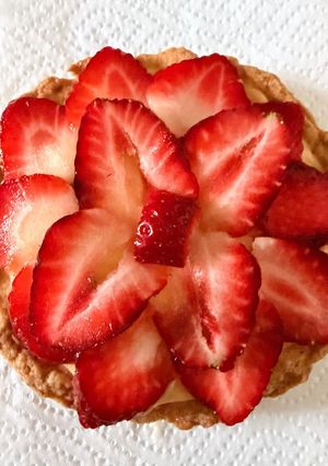Una foto de Tarta de frutilla🍓