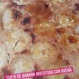 Torta de banana invertida de avena