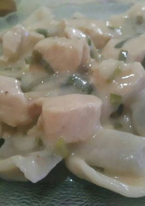 Una foto de Salsa express de pollo