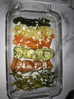 Una foto de Verduras en la air fryer