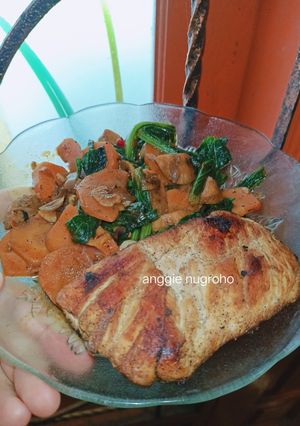 Foto resep #8 GERD/MAAG AYAM PANGGANG SAYUR WORTEL SAWI ALA DIET MURAH