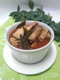 Gulai ayam daun kari tanpa santan