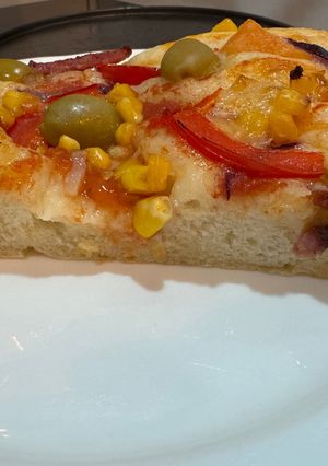 O poză a rețetei Pizza focaccia.