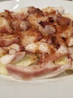 Una foto de Pulpo a la gallega rápido