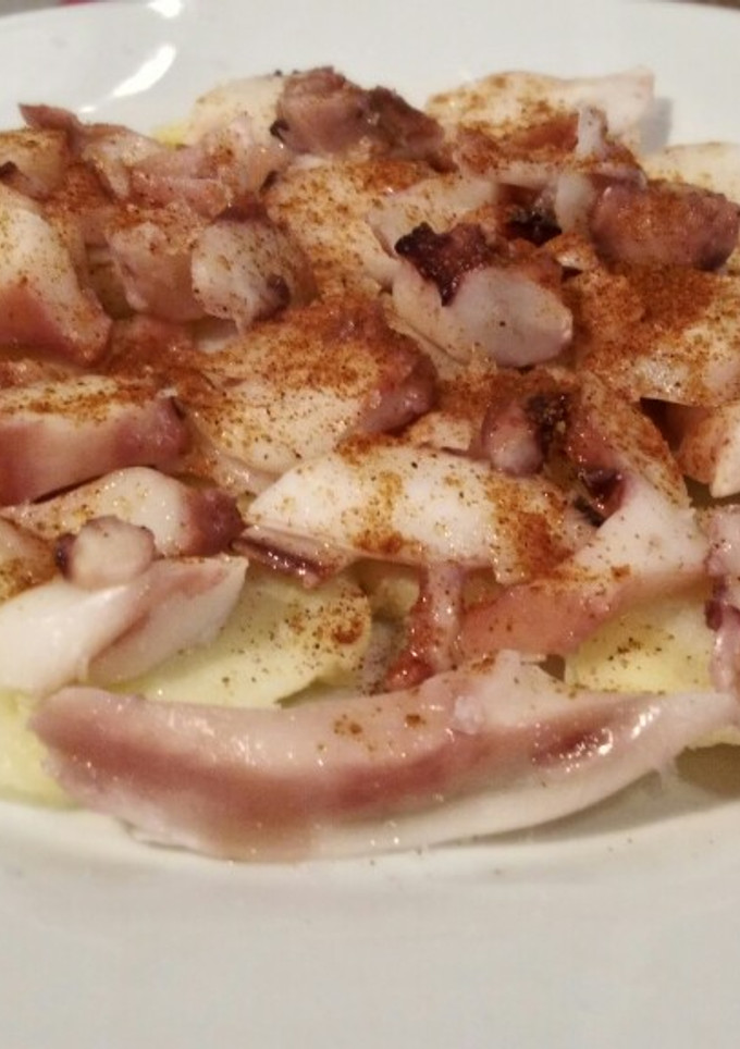 Una foto de Pulpo a la gallega rápido