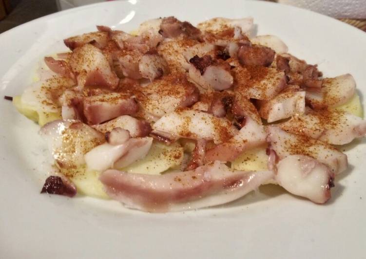 Pulpo a la gallega rápido