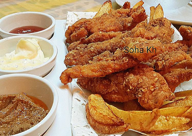 طريقة عمل كرسبي تشكن