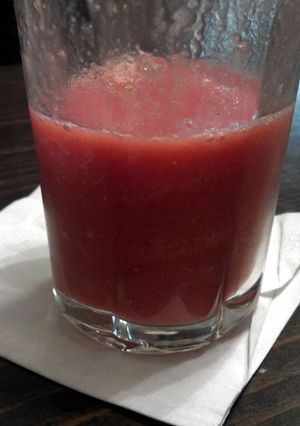 A picture of hcg diet: strawberry smoothie.