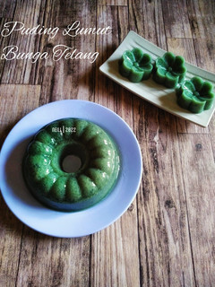 Foto resep Puding Lumut Bunga Telang