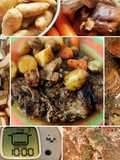 Côtes de porc, champignons, pommes de terre et carottes à la NUTRICOOK