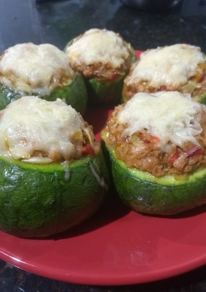 Una foto de Zapallitos rellenos (vegetarianos)