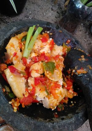 Foto resep Tahu penyet panas